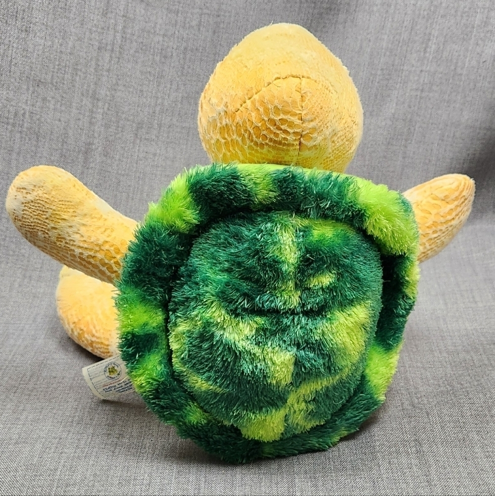 Build-A-Bear Yellow Sea Marine Turtle 17" Plush Green Removable Shell - Picture 3 of 7